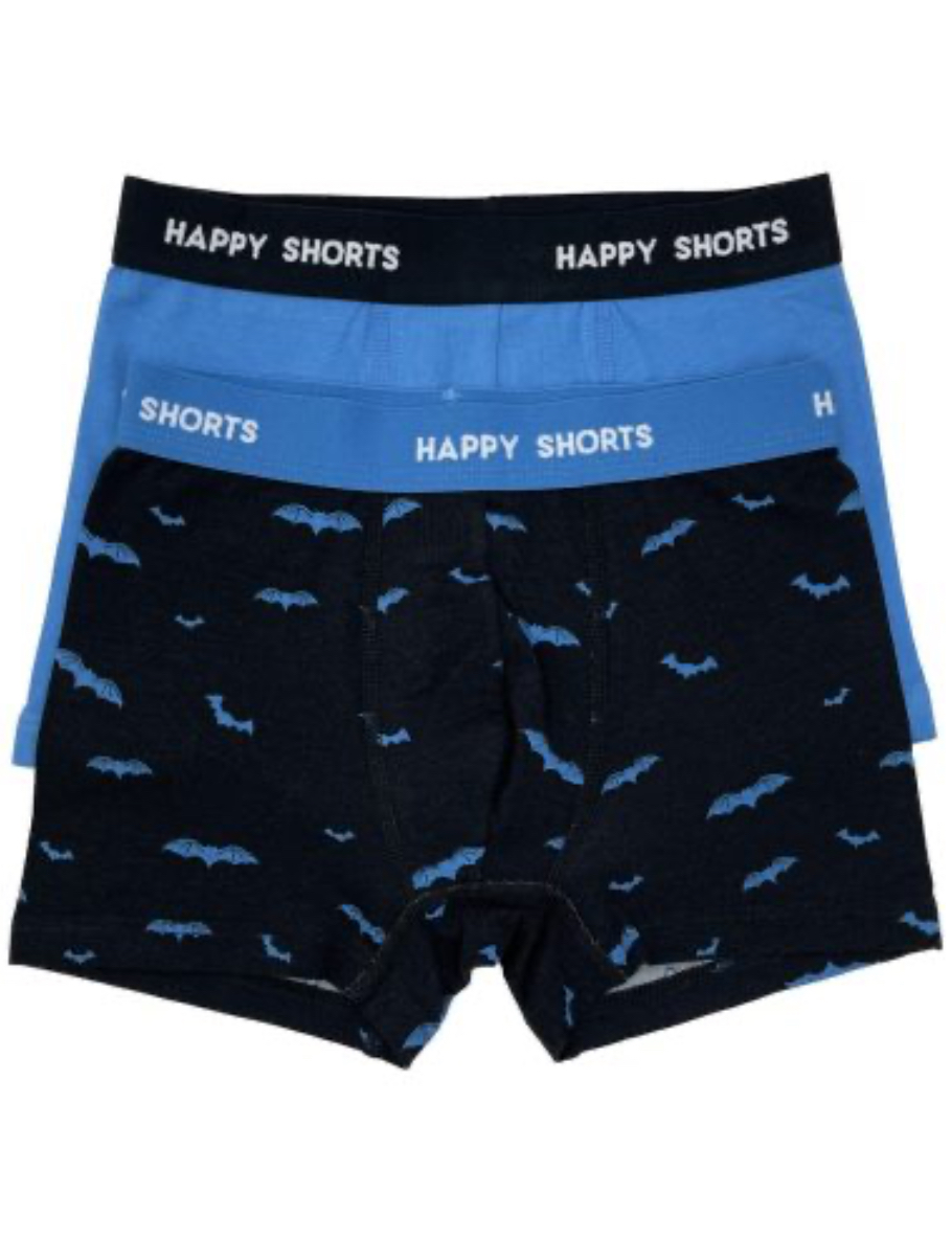 شورت باکسر پسرانه(۱۰تا۱۳ سال) پک دو عددی برند HAPPY SHORTS